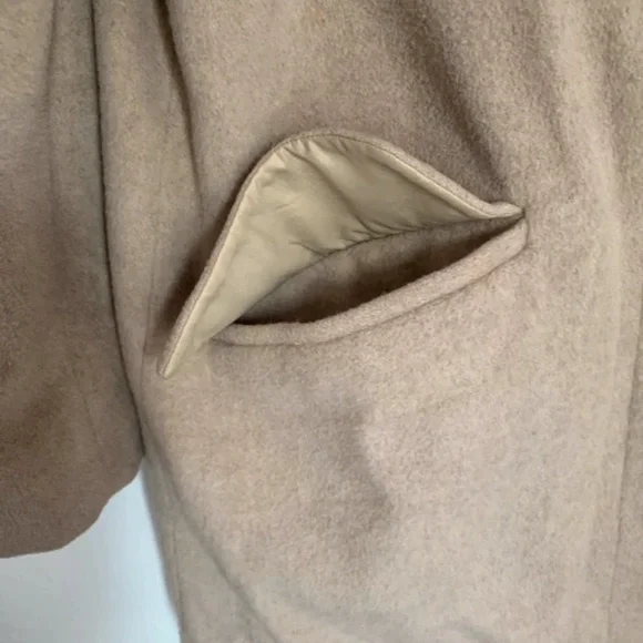 House of Fraser size 10 beige wool blend jacket / coat - Picture 4 of 7